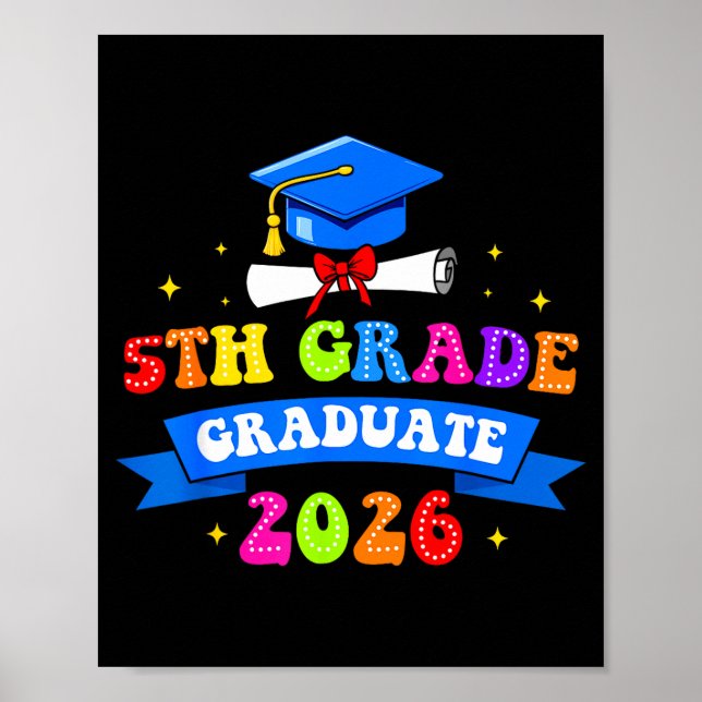 Affiche remise de diplôme 5e année 2026 promotion 2026 (Devant)