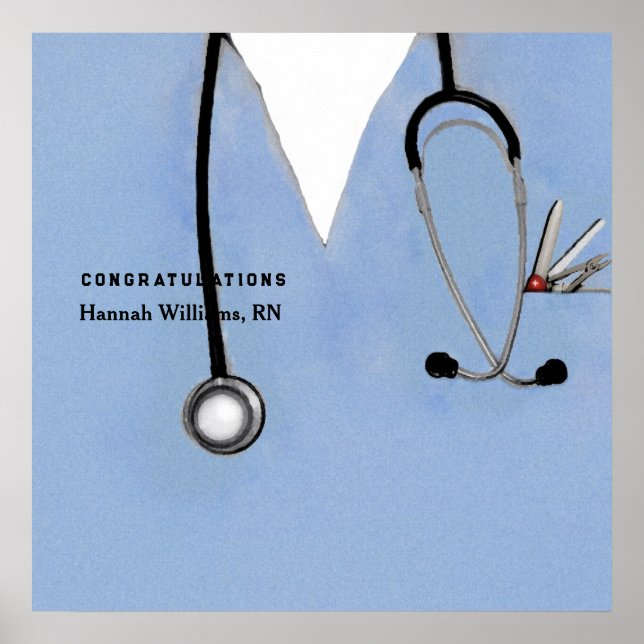 Affiche Remise de diplôme de l'école d'infirmières (Devant)