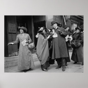 Affiche Remise de suffrage pour femmes, 1913