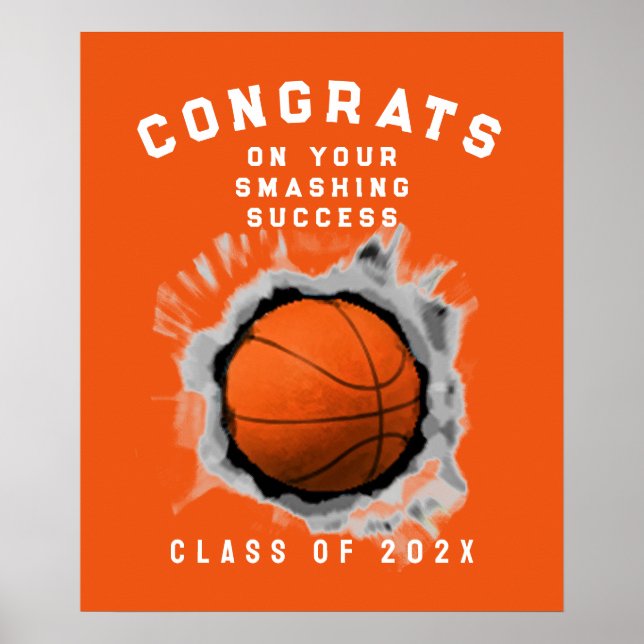 Affiche Remise des diplômes de basketball 2026 (Devant)