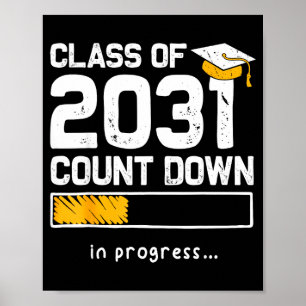 Affiche Remise des diplômes de la promotion 2031 Décompte 