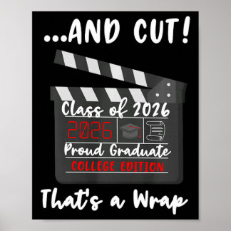 Affiche Remise des diplômes universitaire de 2026 Cérémoni