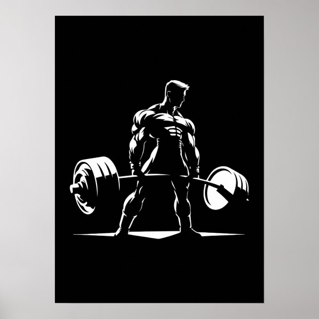 Affiche Remise En Forme - Gymnase Motivationnelle, Animati (Devant)