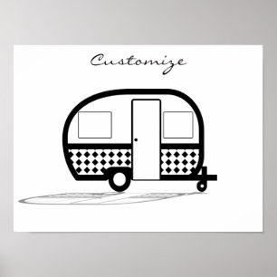 Affiche Remorque classique Caravan Thunder_Cove