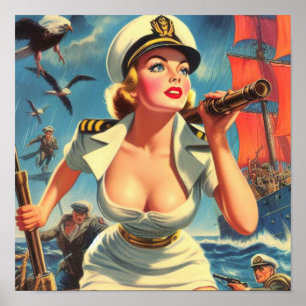Affiche Remorque de marin