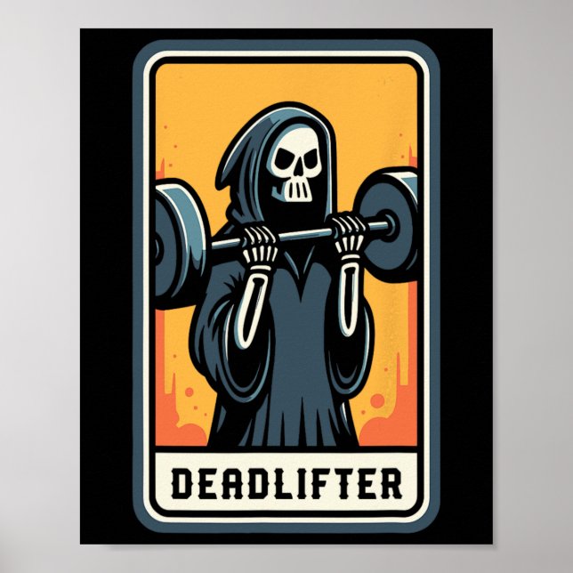 Affiche Remorque-mort Grim Reaper Poids de levage Gym Hall (Devant)