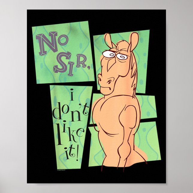 Affiche Ren &amp; Stimpy No Sir I Don’t Like It  (Devant)