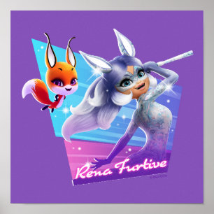 Affiche Rena Furtive Graphic