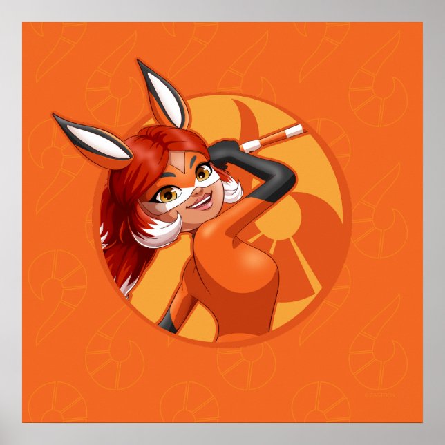 Affiche Rena Rouge Orange Badge (Devant)