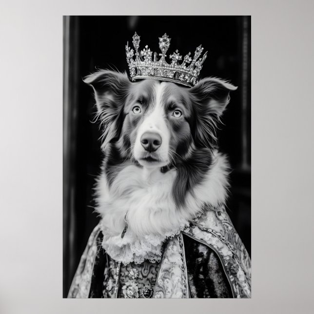 Affiche Renaissance Australian Shepherd Portrait, Royal (Devant)