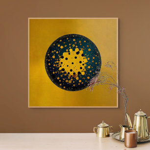 Affiche Renaissance – Cercle Abstrait d'Émergence