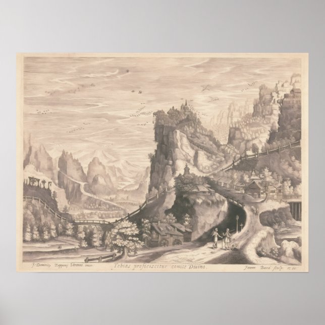 Affiche Renaissance Christian Archangel Raphael & Midas (Devant)