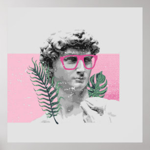 Affiche renaissance david sculpture stylish-t-shirt et ap