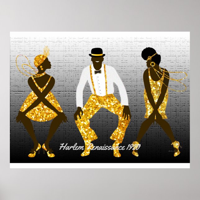 Affiche Renaissance de Harlem 1920 (Devant)