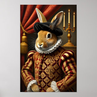Affiche Renaissance Duke Bunny