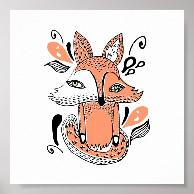 Affiche renard (Devant)