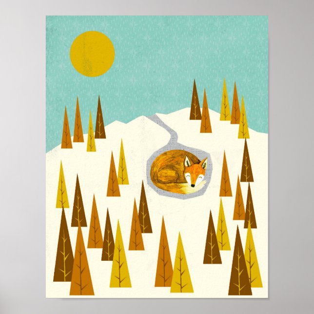 Affiche Renard arctique (Devant)