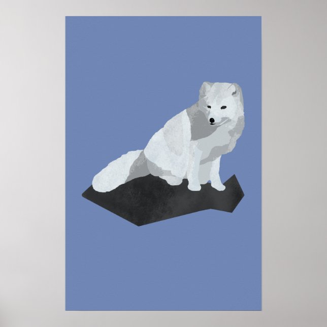 Affiche Renard arctique (Devant)