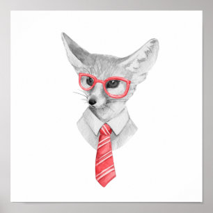 Affiche Renard cool