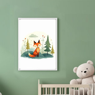Affiche Renard des Bois