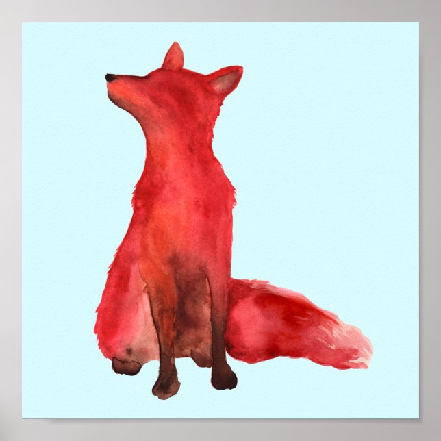 Affiche Renard rouge (Devant)