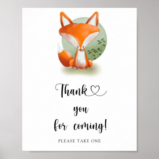 Affiche Renardeau \ Merci d'être venu (Devant)