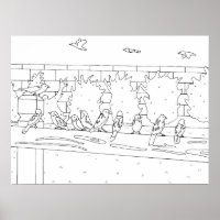 Rencontre avec les oiseaux du Bruant sur le dessin