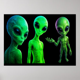 Affiche Rencontrez Ma Belle Famille D'extraterrestres Mur