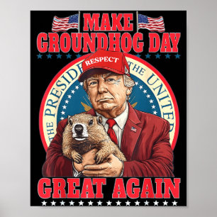 Affiche Rendez à nouveau la journée de la marmotte géniale