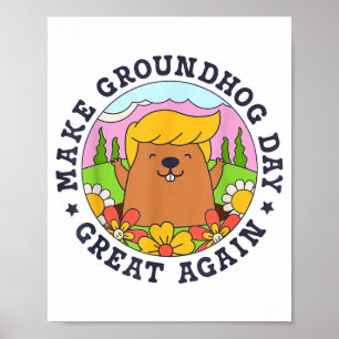 Affiche Rendez la journée de la marmotte à nouveau géniale