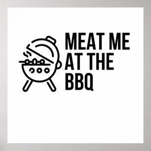 AFFICHE RENDEZ-MOI AU BBQ