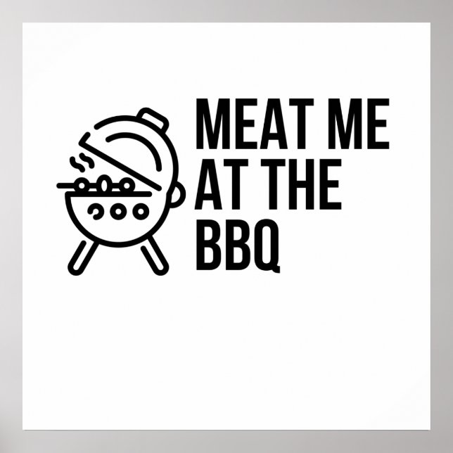 AFFICHE RENDEZ-MOI AU BBQ (Devant)