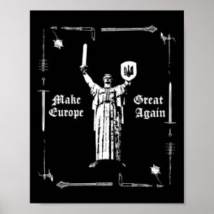 Affiche Rendez sa grandeur à l'Europe Statue de la mère pa
