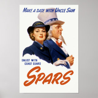 Affiche Rendez-Vous Avec Oncle Sam — Garde Côtière