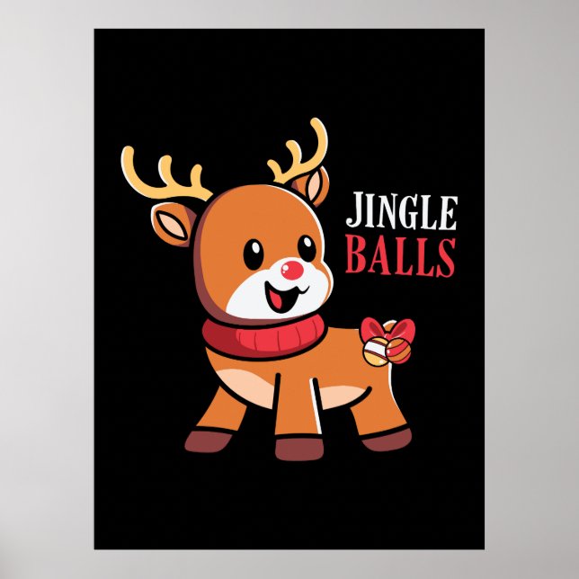 Affiche Rendez-vous cadeau de Noël Jingle Balls (Devant)