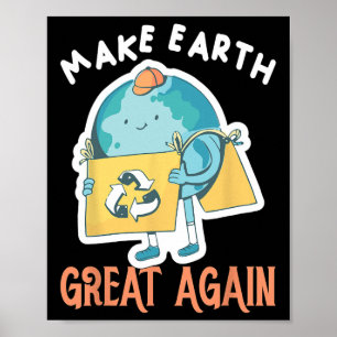 Affiche Rendre à la Terre sa grandeur Jour des terres Plan