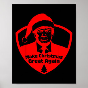 Affiche Rendre à Noël une grande réussite Drôle le préside