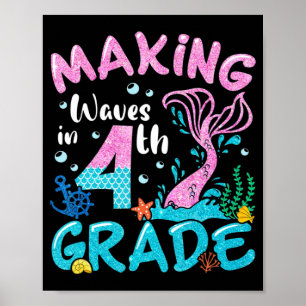 Affiche Rendre Des Vagues En Sirène De 4E Année À L'École