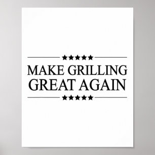 Affiche Rendre Grillades Super Encore Drôle Cadeau Pour Bb
