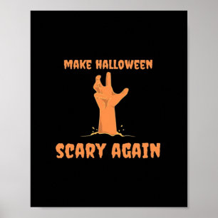 Affiche Rendre Halloween effrayant Trumpkin classique Zomb