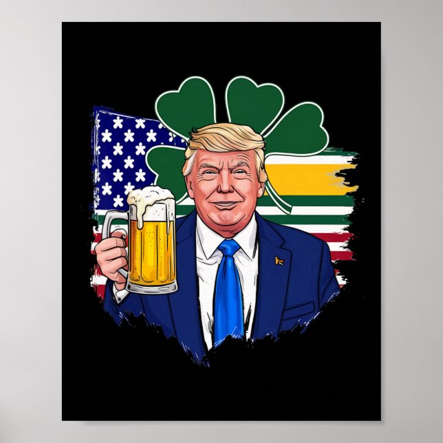 Affiche Rendre la fête de la Saint Patrick grande à nouvea (Devant)