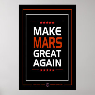 Affiche Rendre la grandeur de Mars