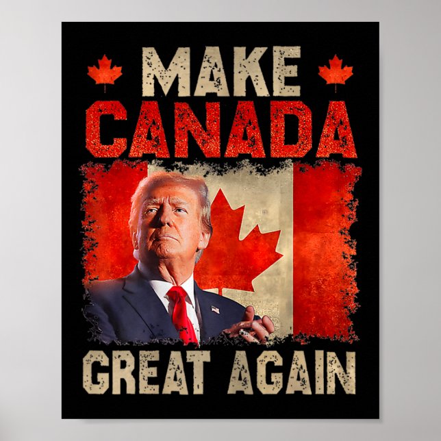 Affiche Rendre la grandeur du Canada à nouveau drôle Prési (Devant)