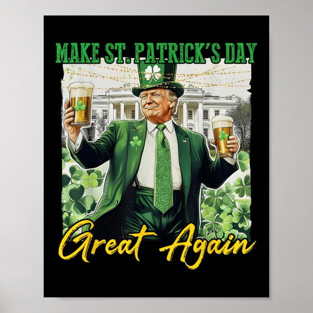 Affiche Rendre la grandeur du Jour de la Saint Patrick à n (Devant)