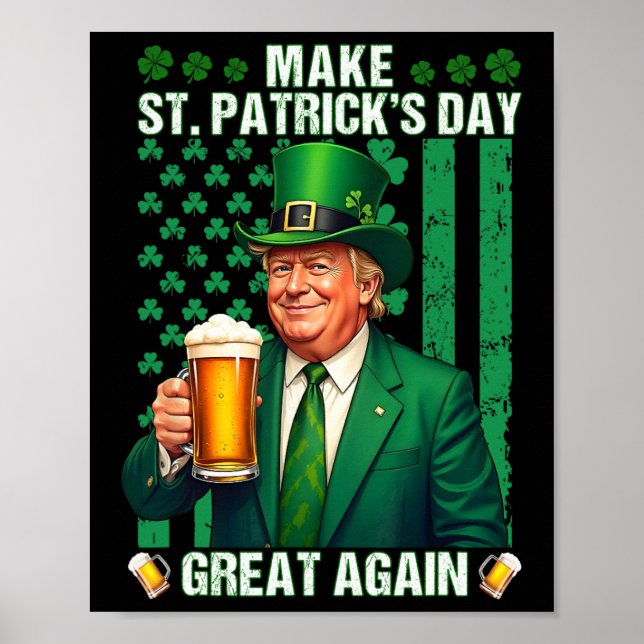 Affiche Rendre la grandeur du Jour de la Saint Patrick à n (Devant)