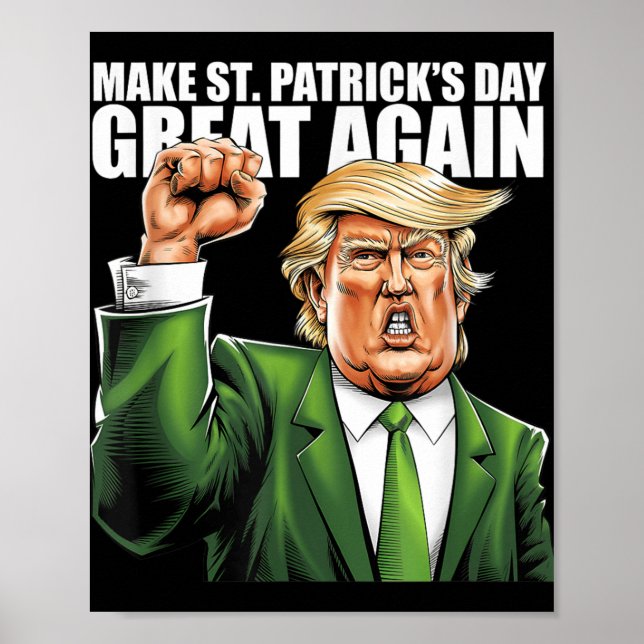 Affiche Rendre la grandeur du Jour de la Saint Patrick à T (Devant)