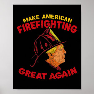 Affiche Rendre la lutte contre les incendies américaine gr