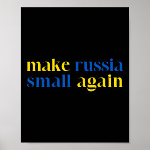 Affiche Rendre la Russie petite encore une fois couleur du