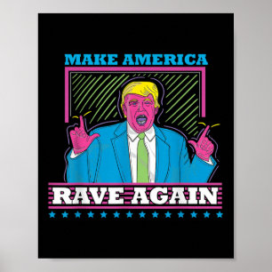 Affiche Rendre l'Amérique à nouveau drôle Trump Edm Shirt