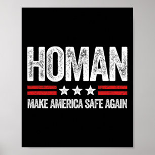 Affiche Rendre l'Amérique Sûre à Nouveau Tom Homan Drôle P